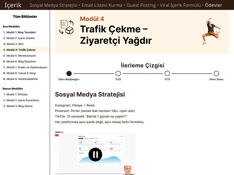 Trafik Çekme - Sosyal medya ve email pazarlama